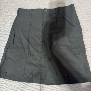 Isis Gray Skirt with Mesh Lining